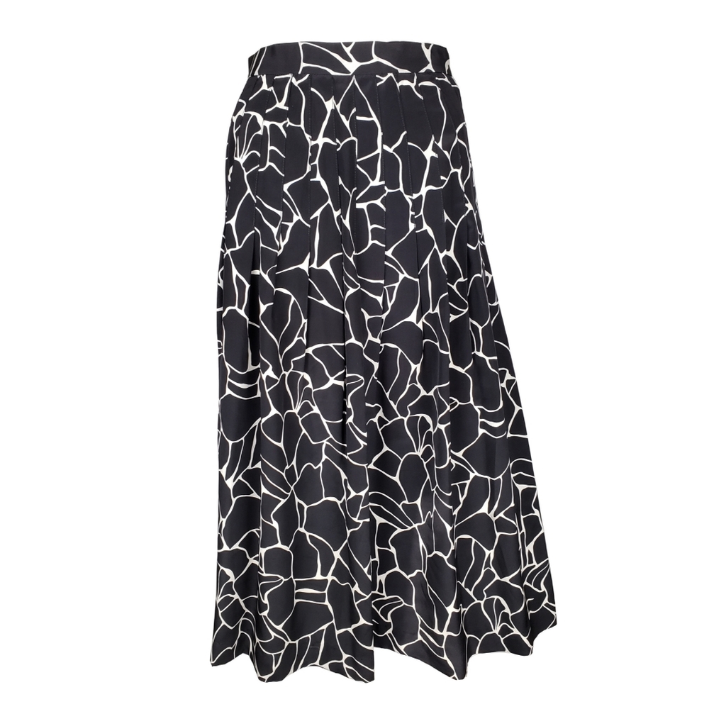 Vintage Bergdorf Goodman Pleated Midi Skirt